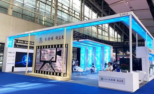 广州影博会 qstech青松led拳头产品亮相黄埔区展厅